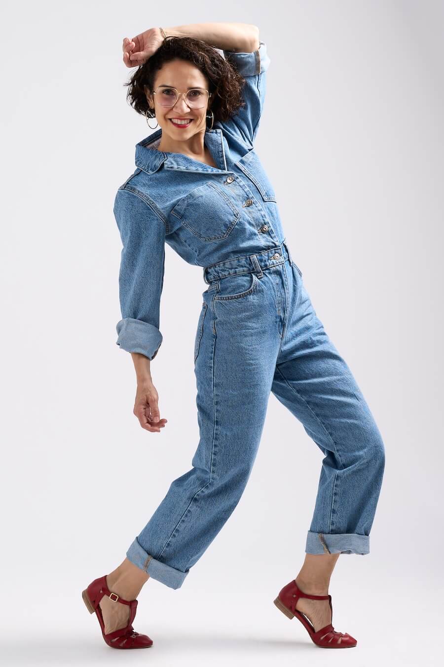 Roser y sus zapatos de baile swing rojos