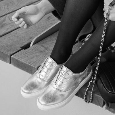 Charlie - Gold Vegan Sneakers