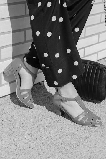 Billie Up - Red Vegan Sandals with Heels