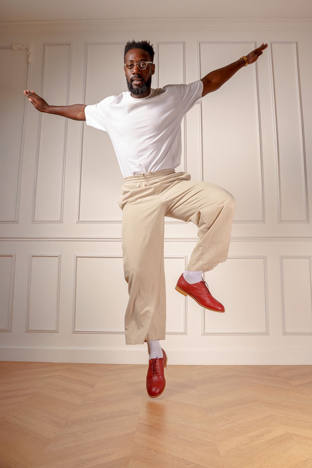 Chaussures de swing bordeaux