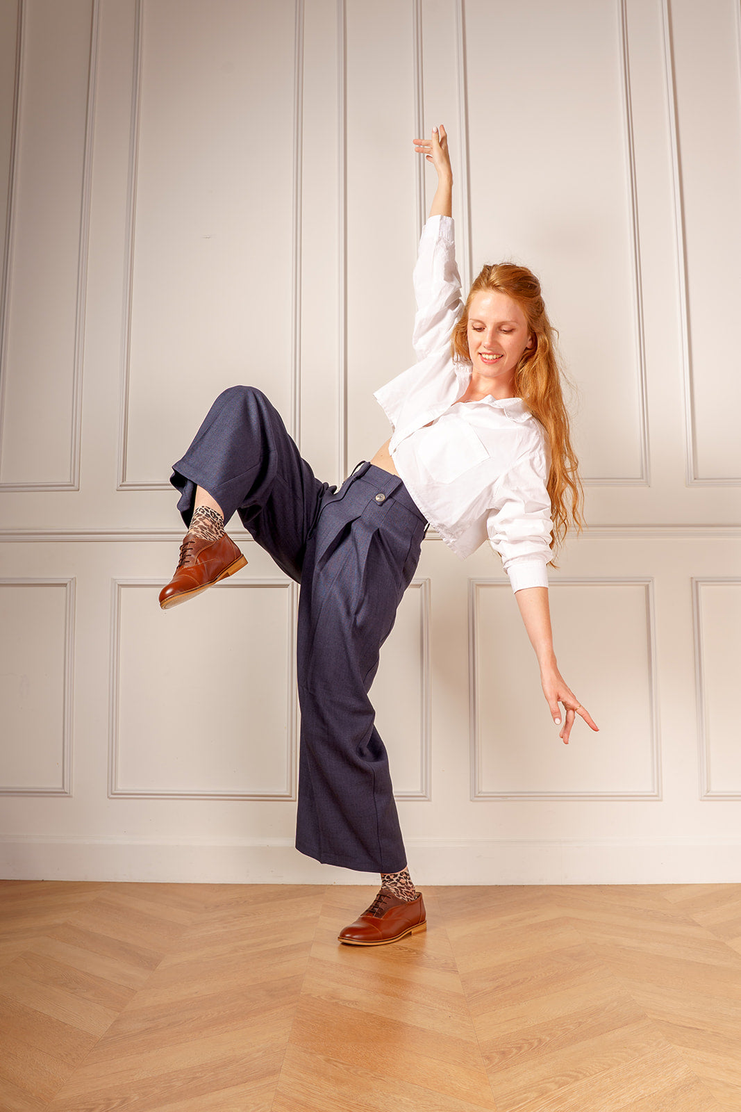 Oscar - Brown Leather Derbies