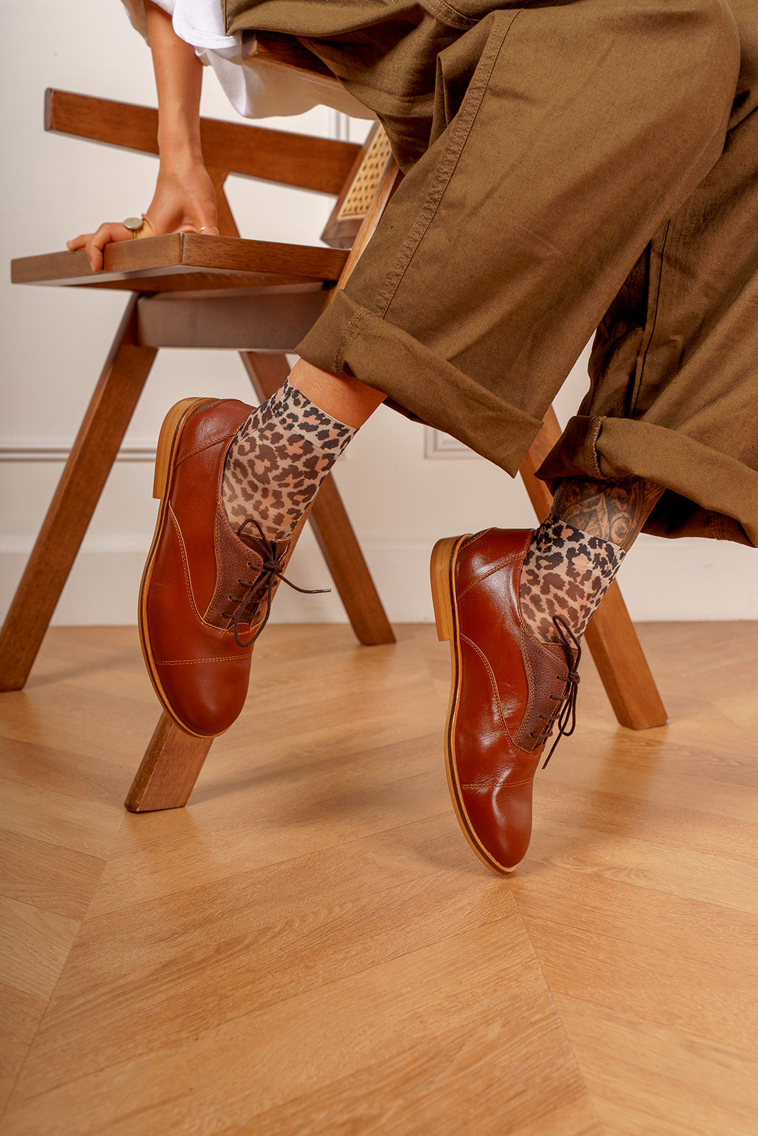 Oscar - Brown Leather Derbies