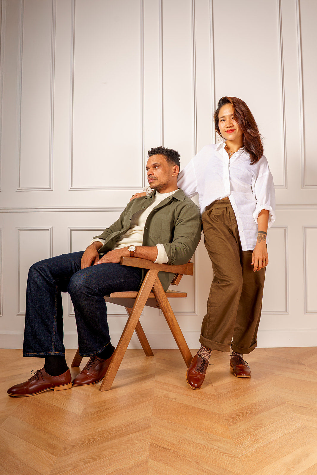 Oscar - Brown Leather Derbies