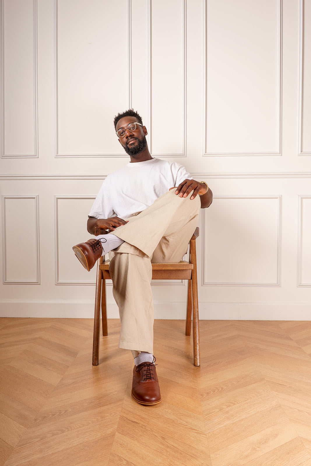 Oscar - Brown Leather Derbies