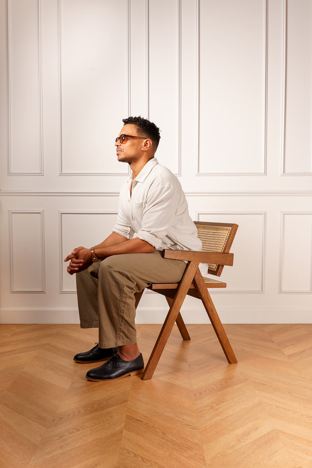 Elliot - Derbies Noires en Cuir