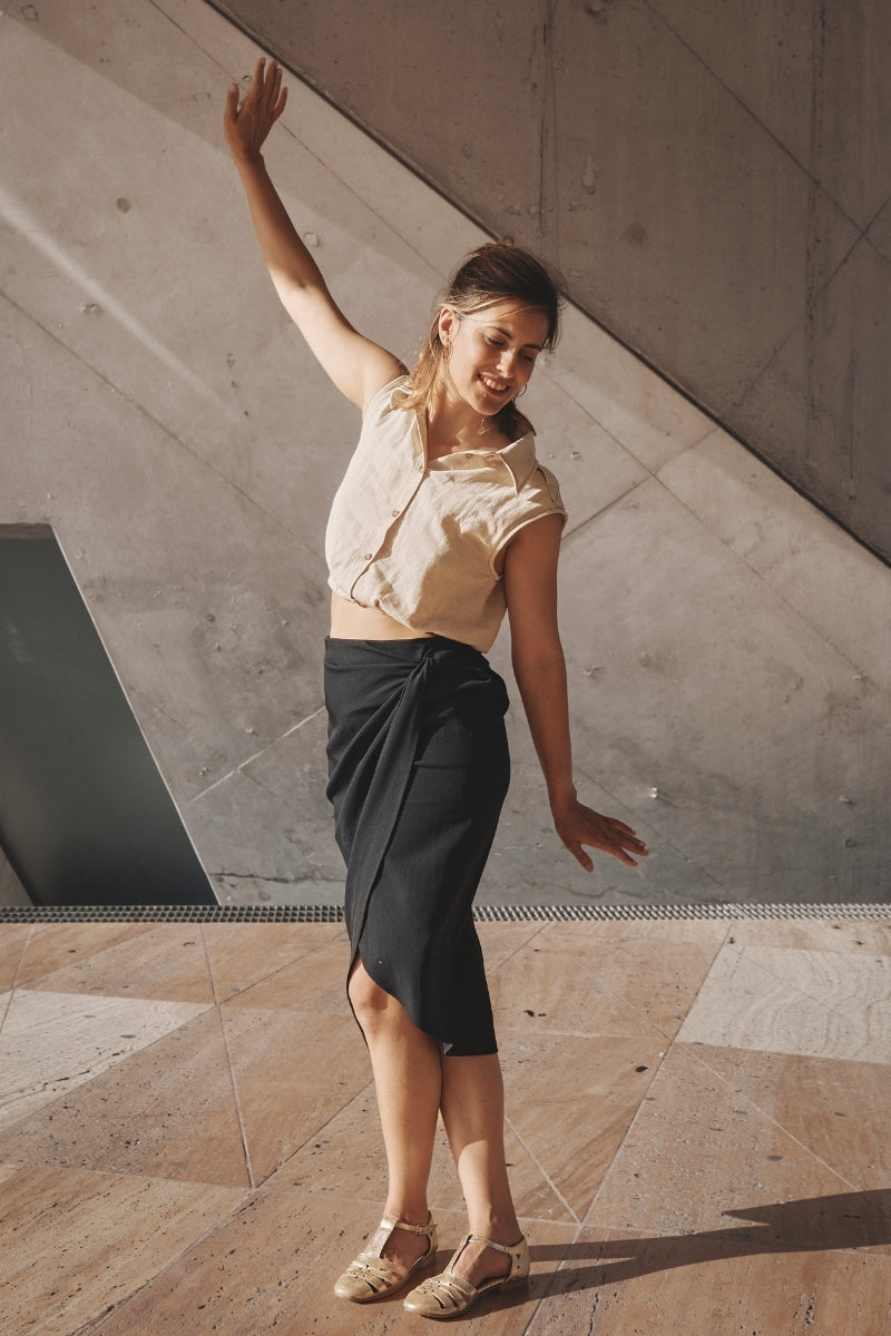 Joséphine - Vegan Golden Sandals