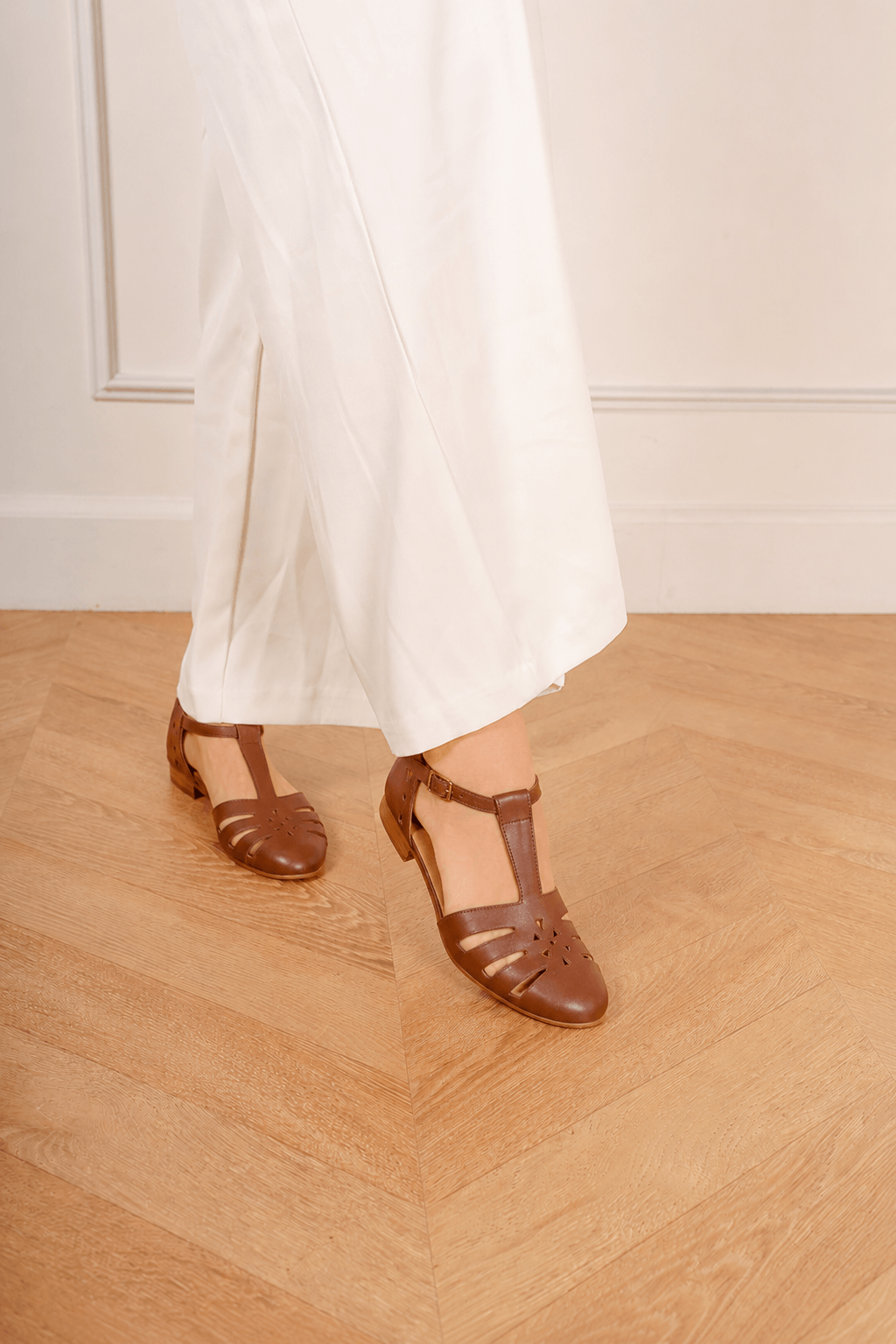 Erin - Sandalen Braun Leder