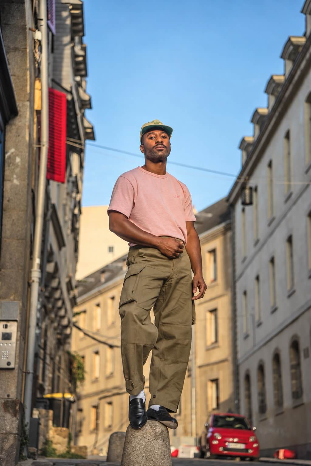 Didier avec ses mocassins de danse swing