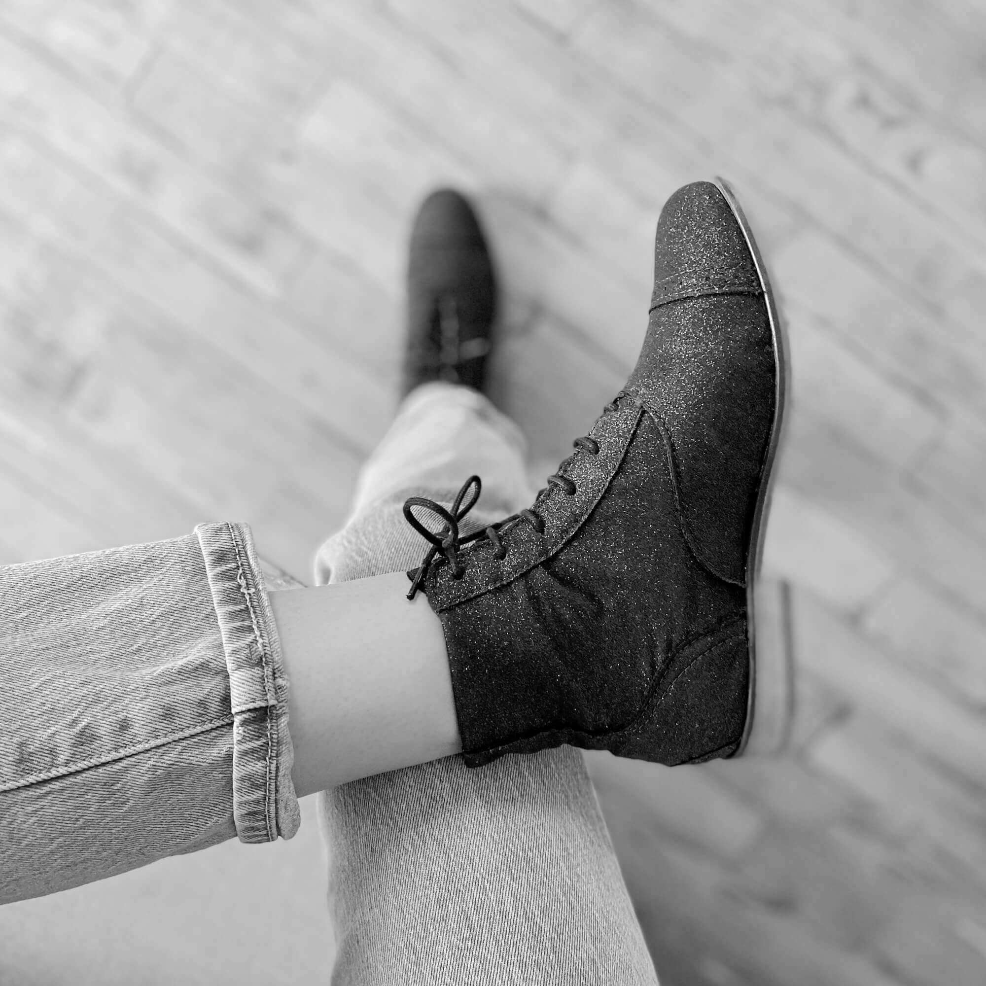 Chaussures Swing Bottines Bleues Paillettes 1