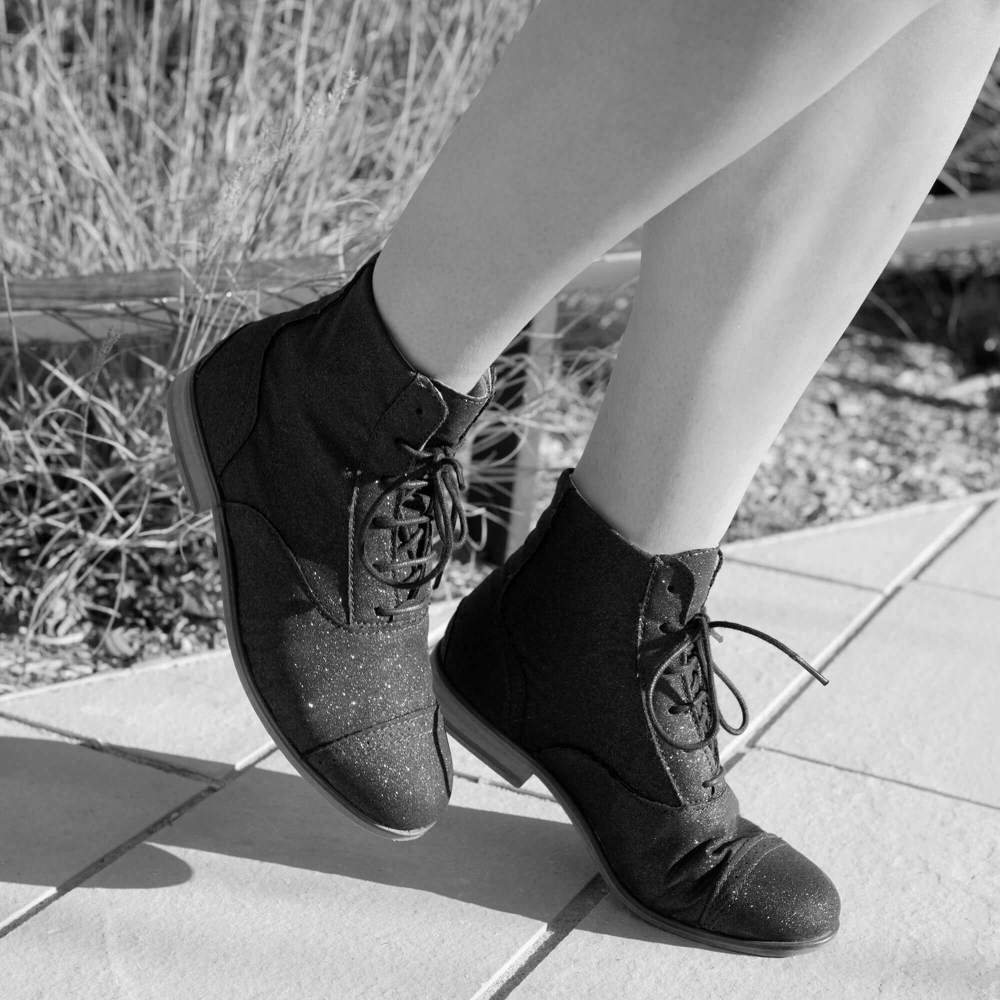 Chaussures Swing Bottines Bleues Paillettes 2