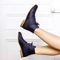 Chaussures Swing Bottines Bleues Paillettes 3
