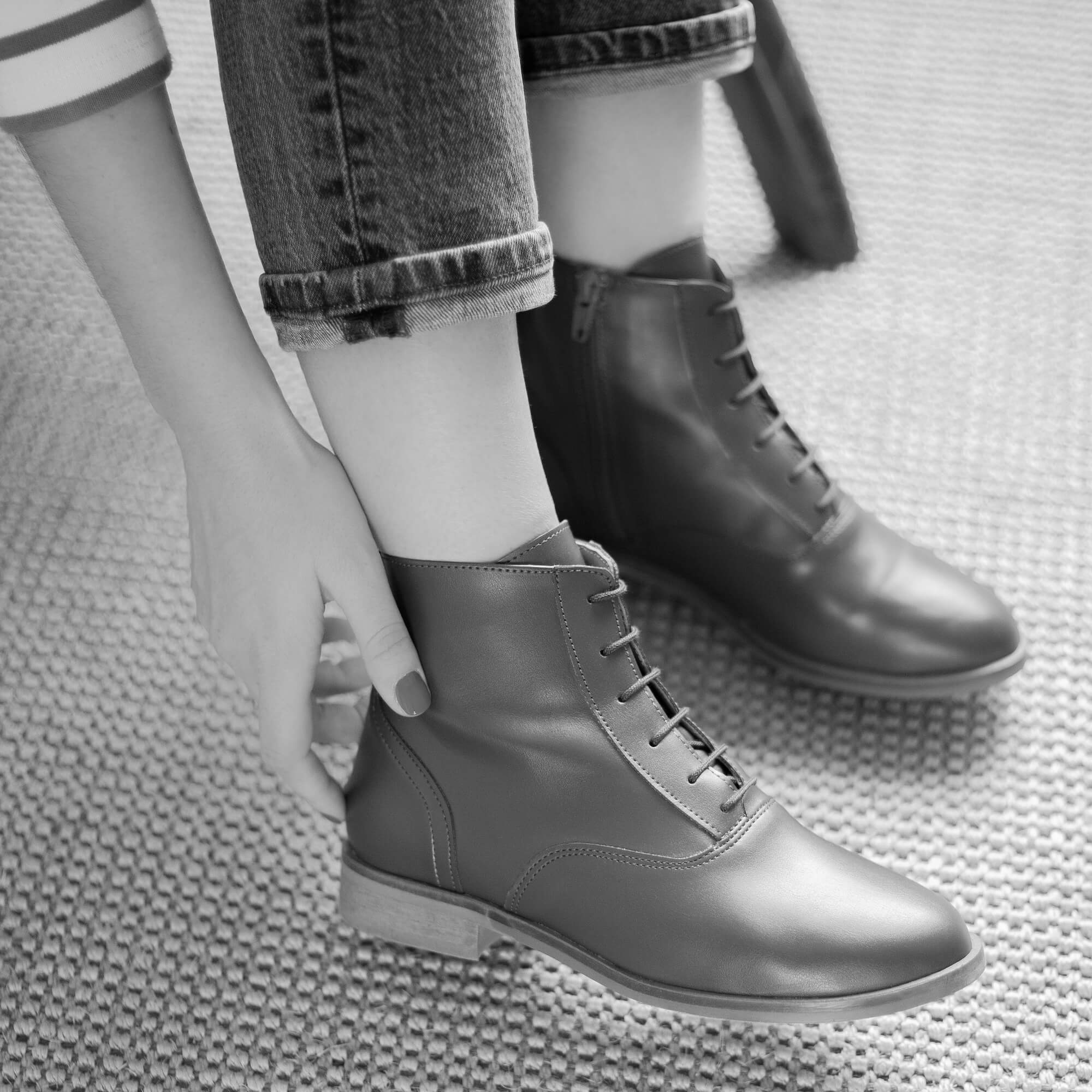 Chaussures Swing Bottines Marron Vegan 1